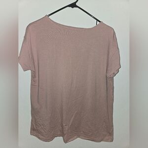 J. Jill Supima Short Sleeve T-shirt Wimens Medium In Dusty Pink Soft Comfort